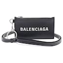Balenciaga Black Leather Coin Purse