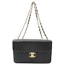 Chanel Chevron V-Stitch Shoulder Bag