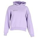  Pangaia Printed Hoodie in Purple Cotton - Autre Marque