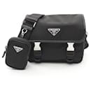 Prada Re-Nylon Tessuto + Saffiano Shoulder Bag