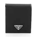 Prada Tessuto Saffiano Leather Bi-Fold Wallet