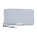 Louis Vuitton Zippy Wallet in Washed Blue