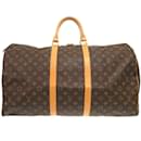 Louis Vuitton Keepall 55 Monogram Boston Bag