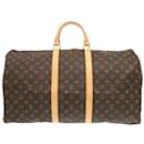Louis Vuitton Keepall 55 Monogram Boston Bag