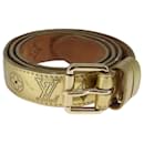 LOUIS VUITTON Monogram Mahina Ceinture Belt 39.8"" Gold M9614W LV Auth bs21109 - Louis Vuitton