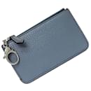 Fendi Light Blue Leather Card Case