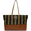 Fendi Khaki Brown Tote Bag