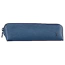 LOUIS VUITTON Epi Trousse Crayons Pen Case Blue M56545 LV Auth 107016 - Louis Vuitton