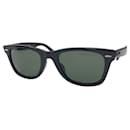 Ray-Ban Wayfarer Black Plastic Sunglasses RB2140-F - Autre Marque