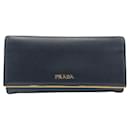 Prada Saffiano Leather Long Wallet