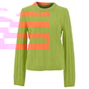 Hermès Voyage H Sweater in Orange Wool