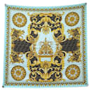 NEW FENDI X VERSACE FENDACE SCARF 1A03948 90 CM SQUARE IN SILK - Fendi