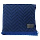 NEUF ECHARPE HERMES H CHEVRON ARTISANALE H393784T01 CACHEMIRE NEW SCARF - Hermès