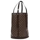 LOUIS VUITTON Bolsa de Ombro Bucket GM Damier Ebene N42236 LV Auth hk1790 - Louis Vuitton