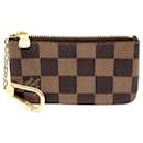 Louis Vuitton Damier Pochette Cles Ebene Keychain