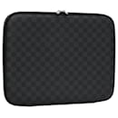 LOUIS VUITTON Damier Graphite Computer Sleeve MM PC Case N58031 LV Auth 107854 - Louis Vuitton