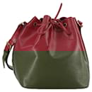 LOUIS VUITTON Epi Petit Noe Shoulder Bag Red M44107 LV Auth 108629 - Louis Vuitton