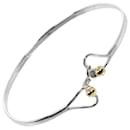 Pulseira dupla de coração Tiffany Silver 925 K18 Ouro - Tiffany & Co