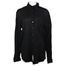 Chemise à manches longues en laine Zucca Fendi