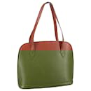 LOUIS VUITTON Epi Lussac Shoulder Bag Brown M52283 LV Auth 108770 - Louis Vuitton