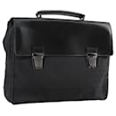 FENDI Zucchino Canvas Business Bag Black Auth bs20925 - Fendi