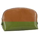 LOUIS VUITTON Monogram Vernis Pochette Pouch Rose Velours M90008 LV Auth 108720 - Louis Vuitton