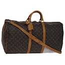 LOUIS VUITTON Monogram Keepall Bandouliere 60 Boston Bag M41412 LV Auth 108316 - Louis Vuitton