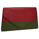 LOUIS VUITTON Clutch Epi Art Deco Vermelho M52637 LV Auth 107761 - Louis Vuitton