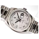 ROLEX DAY DATE 18KWG 2P diamond Meteorite Genuine goods '09 Mens - Rolex