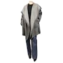 Grey cashmere oversized coat - One size - Autre Marque
