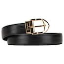 Louis Vuitton Black Epi Ceinture Belt