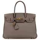 Hermès Brown Epsom Birkin Retourne 30