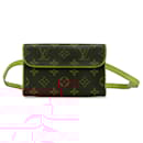 Pochette Florentine Monograma Marrom Louis Vuitton