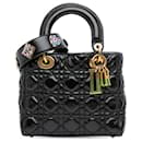 Dior Black Small Crinkled Patent Cannage My ABCDior Lady Dior