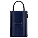 Sac à main Hermès Kelly Cadena en Tadelakt bleu