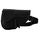 Dior Black Mini Leather Saddle Crossbody