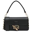 Broche Baguette Satchel Fendace en Vitello Seta Versace Noir Fendi