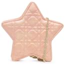 Dior Pink Lambskin Cannage Kids Star Crossbody