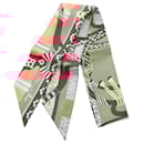 Hermes Twilly Fantaisie d'Etriers Silk Scarf - Hermès