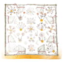 Carré 90 Herbier de Gavarnie en soie Hermes - Hermès
