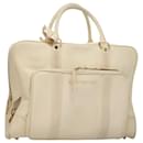 LOUIS VUITTON Varleys 24H Hand Bag Leather Cream M95360 LV Auth bs20954 - Louis Vuitton