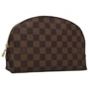 LOUIS VUITTON Pochete Cosmética GM Damier Ebene N23345 Auth LV 109751A - Louis Vuitton