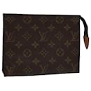 LOUIS VUITTON Monogram Poche Toilette 19 Pouch M47544 LV Auth 109940 - Louis Vuitton
