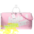 LOUIS VUITTON Keepall Bag in Yellow Leather - 102433 - Louis Vuitton