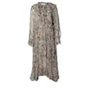 Zimmermann, pink floral printed ruffled maxi dress - Autre Marque