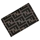Fendi Bi-fold Wallet in Khaki Brown