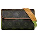 Pochette Monograma Marrom Louis Vuitton