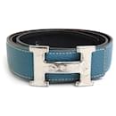 Hermes Constance H Leather and Metal Belt - Hermès