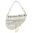 Christian Dior Black and White Leather Shoulder Bag