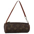 LOUIS VUITTON Monogram Papillon Pouch LV Auth 109439 - Louis Vuitton